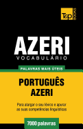 Vocabulrio Portugus-Azeri - 7000 palavras mais teis