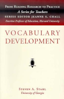 Vocabulary Development - Stahl, Steven A, and Stahl, Stephen