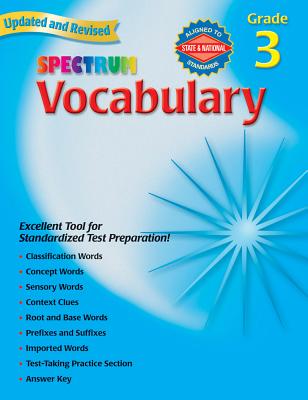 Vocabulary, Grade 3 - Spectrum