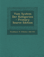 Vom System Der Kategorien