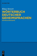 Wrterbuch deutscher Geheimsprachen