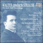 Walter Conducts Strauss, The Early HMV Recordings