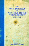 War Diaries of Neville Duke - Franks, Norman (Editor)