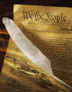 We The People: Preamble to the United States Constitution Themed Composition Notebook