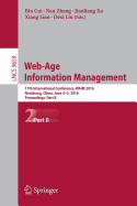 Web-Age Information Management: 17th International Conference, Waim 2016, Nanchang, China, June 3-5, 2016, Proceedings, Part II