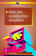 Web Site Construction Simplified - Sinclair, Ian Robertson