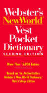 Webster's New World Vest Pocket Dictionary