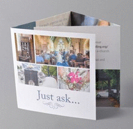 Wedding 'Just Ask' Leaflet (pack of 20)