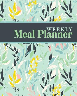 Weekly Meal Planner: Get Organized with Your Meal Plans and Shopping List in Aqua - Rain and Shine Design Co