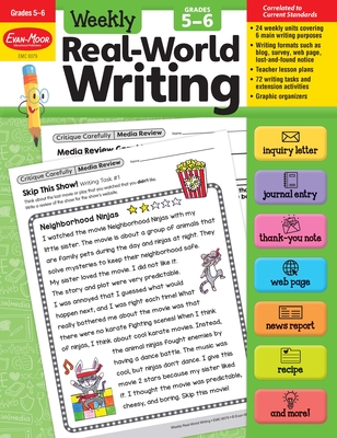 Weekly Real-World Writing, Grade 5 - 6 Teacher Resource - Evan-Moor Educational Publishers