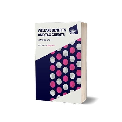 Welfare Benefits and Tax Credits Handbook - 2024, 26th edition - CPAG