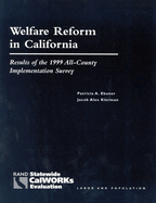 Welfare Reform in California: Results of the 1999 All-County Implementation Survey