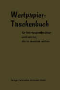 Wertpapier Taschenbuch - Woeste, and Lippens, and Keil, Dr -Vw Hans