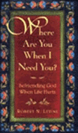 Where Are You When I Need You?: Befriending God When Life Hurts - Levine, Robert N, Rabbi