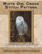 White Owl Cross Stitch Pattern
