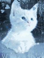 White Snow Blue Eye Cat Composition Notebook, Wide Ruled: Lined Student Exercise Book 200 Pages (Animal Journal Series)