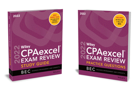 Wiley's CPA 2022 Study Guide + Question Pack: Business Environment and Concepts