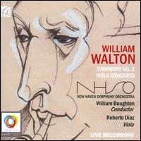 William Walton: Symphony No. 2; Viola Concerto - Roberto Daz (viola); New Haven Symphony Orchestra; William Boughton (conductor)