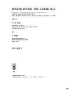 Windsurfing the Fermi Sea: Proceedings of the International Conference and Symposium on Unified Concepts of Many-Body Problems Held at the State University of New York, Stony Brook, September 4-6, 1986 - Kuo, T T S