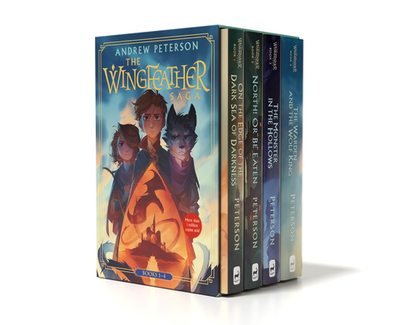 Wingfeather Saga Boxed Set: On the Edge of the Dark Sea of Darkness; North! or Be Eaten; The Monster in the Hollows; The Warden and the Wolf King - Peterson, Andrew