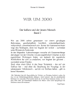 Wir um 2000 - Band 2: Der ?u?ere und der innere Mensch