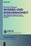 Wissen und Diskurshoheit