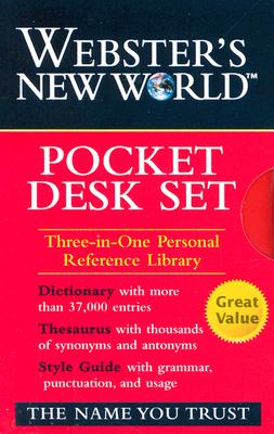 WNW Dictionary, Thesaurus, Style Guide Pocket Desk Set - Webster's New World