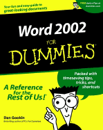 Word 2002 For Dummies - Gookin, Dan