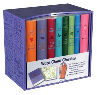 Word Cloud Box Set: Lavender - Bronte, Charlotte, and Alcott, Louisa May, and Austen, Jane