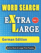 WORD SEARCH Extra Large - German Edition