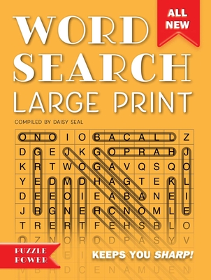 Word Search Large Print (Orange): Word Play Twists and Challenges - Seal, Daisy