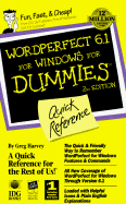 WordPerfect 6.1 for Windows for Dummies: Quick Reference