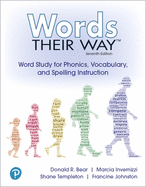 Words Their Way: Word Study for Phonics, Vocabulary and Spelling Instruction, Pearson Etext -- Access Card