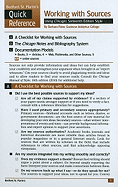 Working with Sources Using Chicago Style: A Bedford/St. Martin's Quick Reference