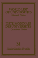 World List of Universities / Liste Mondiale Des Universites