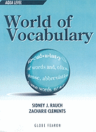 World of Vocabulary, Aqua Level