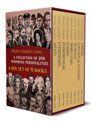 World's Greatest Library: A Collection of 200 Inspiring Personalities (Box Set of 8 Biographies) - Wonder House Books