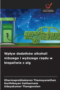 Wplyw dodatkw alkoholi ni szego i wy szego rz du w biopaliwie z alg