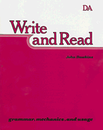 Write and Read: DA: Grammar, Mechanics and Usage - Dawkins, John