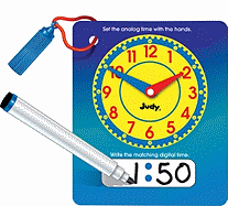 Write and Wipe Judy Clock with Pen