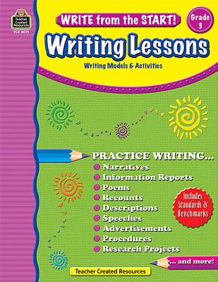 Write from the Start! Writing Lessons, Grade 3: Writing Models & Activities - Baker, Jane