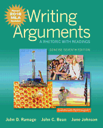 Writing Arguments: A Rhetoric with Readings, Concise Edition, MLA Update Edition