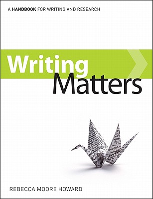 Writing Matters, Tabbed (Comb-Bound) - Howard, Rebecca Moore