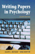 Writing Papers in Psychology - Rosnow, Ralph L, and Rosnow, Mimi