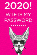 WTF is my password: password book, mordern password keeper, password tracker password log book and internet password organizer, alphabetical password book, Logbook To Protect Usernames, and Password notebook, password book small 6 x 9