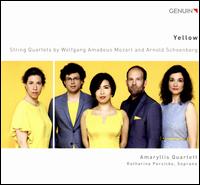 Yellow: String Quartets by Wolfgang Amadeus Mozart and Arnold Schoenberg - Amaryllis Quartett; Katharina Persicke (soprano); Lena Eckels (viola); Tomoko Akasaka (viola)