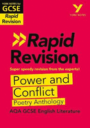 York Notes for AQA GCSE (9-1) Rapid Revision: Power and Conflict AQA Poetry Anthology - catch up, revise and be ready for the 2025 and 2026 exams: Study Guide
