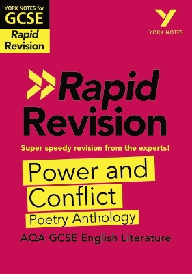 York Notes RAPID AQA GCSE (Revision Guide) Power and Conflict Poetry Anthology - for 2026, 2027 exams - Grant, David