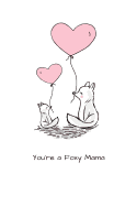 You're a Foxy Mama: Composition Notebook for Mother's Day - College Ruled Journal - Cute Animal Notebooks