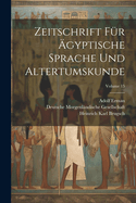 Zeitschrift F?r ?gyptische Sprache Und Altertumskunde; Volume 15
